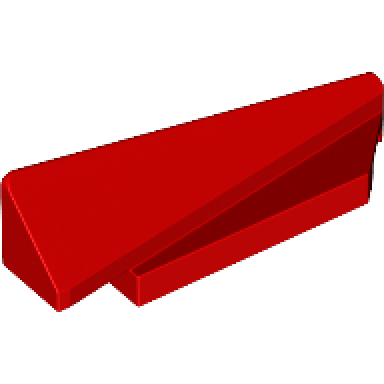 red wedge 5 x 1 x 1 1 3 with 4 x 1 base right