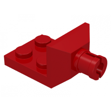 red plate modified 2 x 2 with helicopter tail rotor holder