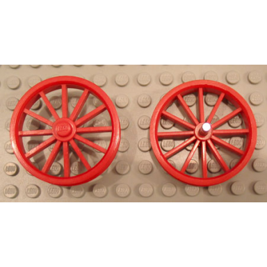 red wheel spoked large