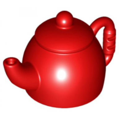 red duplo utensil teapot