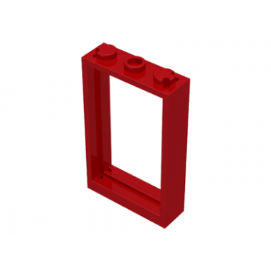 red door frame 1 x 3 x 4