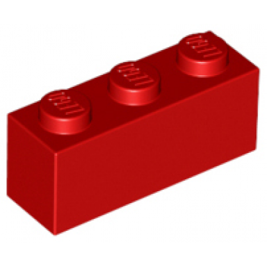 red brick 1 x 3