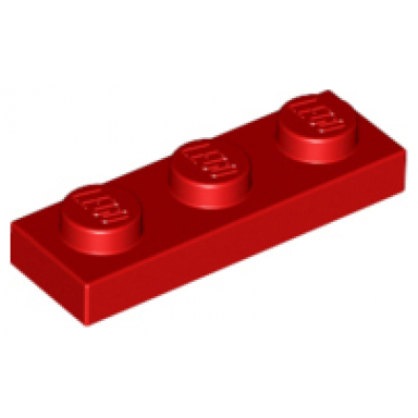 red plate 1 x 3
