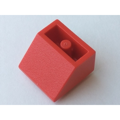 red slope inverted 45 2 x 2 with solid round bottom tube