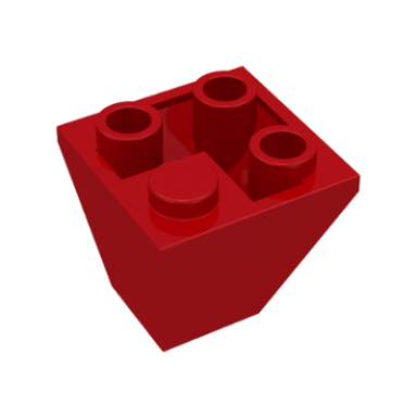 red slope inverted 45 2 x 2 double convex