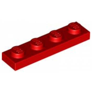 red plate 1 x 4