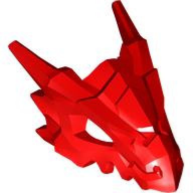 dragon head ninjago jaw upper with horns and large eye openings