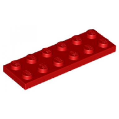 red plate 2 x 6