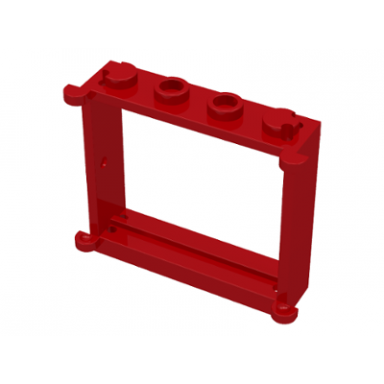 red window 1 x 4 x 3