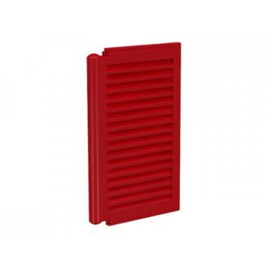 red shutter for window 1 x 2 x 3