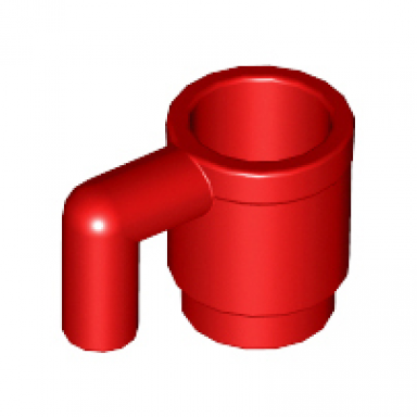 red minifigure utensil cup