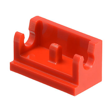 red hinge brick 1 x 2 base