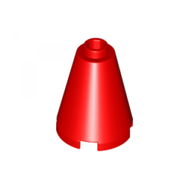 red cone 2 x 2 x 2 - open stud