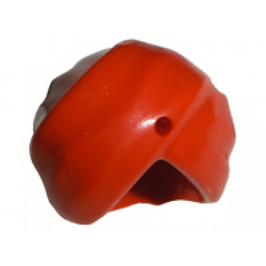 red minifigure headgear turban with hole