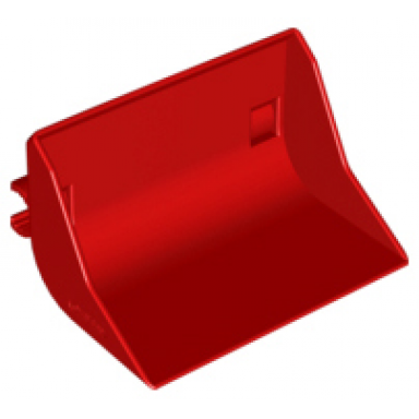 red duplo bulldozer bucket