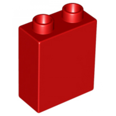 red duplo brick 1 x 2 x 2