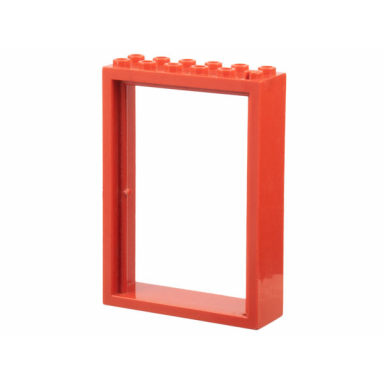 red door frame 2 x 6 x 7
