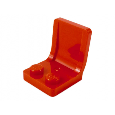 red minifigure utensil seat chair 2 x 2