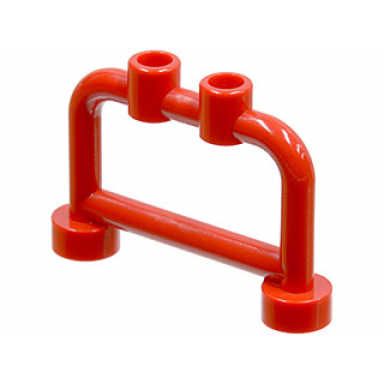 red bar 1 x 4 x 2 with open studs