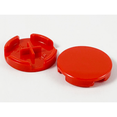 red tile round 2 x 2