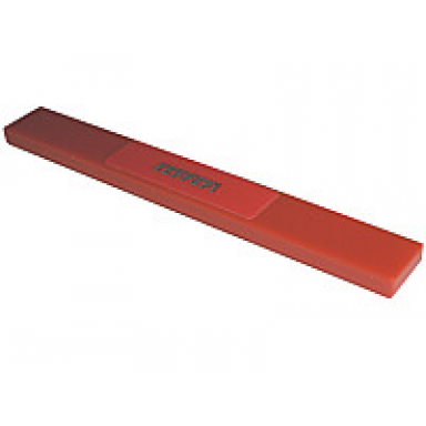 red tile 1 x 8 with silver ferrari pattern sticker - set 8671