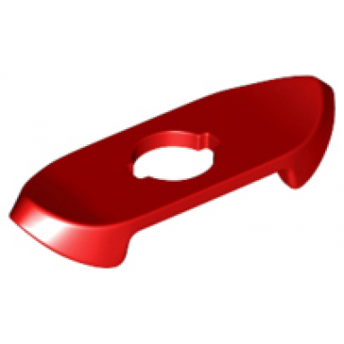 red minifigure armor shoulder pads with pointed ends