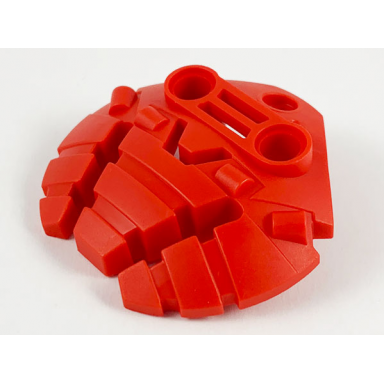 red bionicle weapon 5 x 5 shield with triple blasters