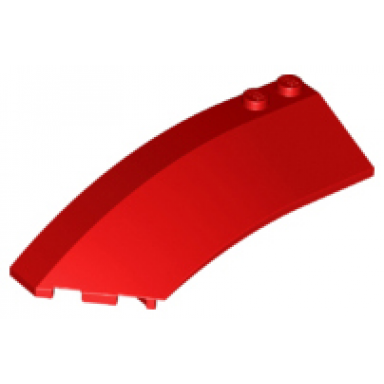 red wedge 8 x 3 x 2 open left