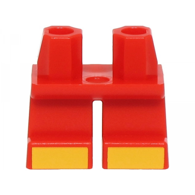 red legs short with yellow feet pattern