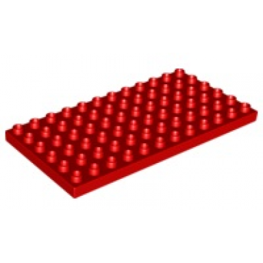 red duplo plate 6 x 12