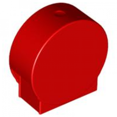 red duplo brick 1 x 2 x 2 round top