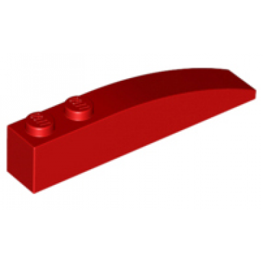 red slope curved 6 x 1