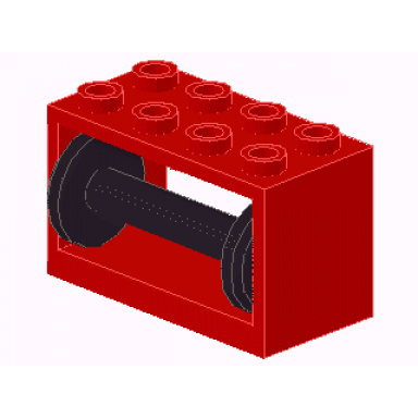 string reel 2 x 4 x 2 holder with black drum 4209 4208