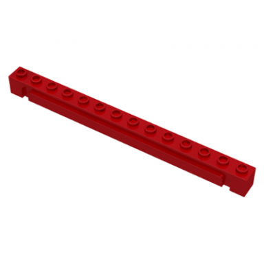 red brick modified 1 x 14 with channel