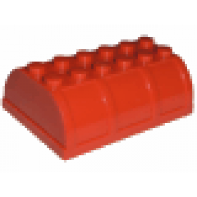 red container trunk lid 4 x 6 x 1 2 3