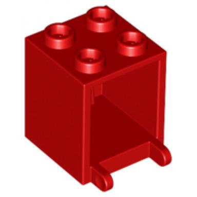 red container box 2 x 2 x 2