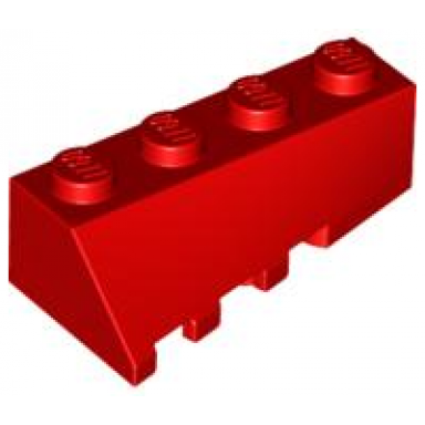 red wedge 4 x 2 sloped right