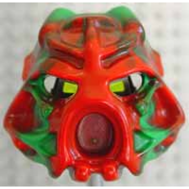red bionicle mask hau nuva poisoned - red forehead