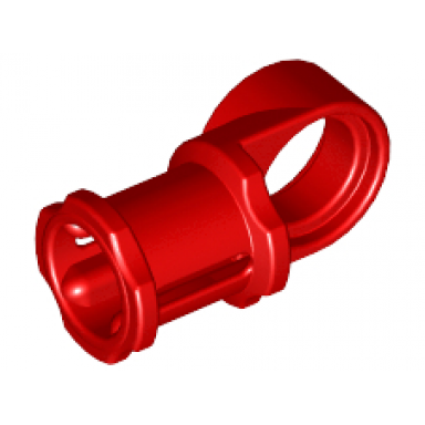 red technic axle and pin connector toggle joint smooth