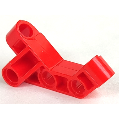 red bionicle matoran back liftarm 4 x 4 x 2