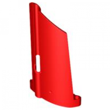 red technic panel fairing 20 large long small hole side a