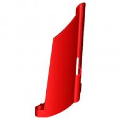 red technic panel fairing 21 large long small hole side b