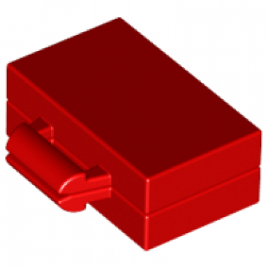 red minifigure utensil briefcase suitcase