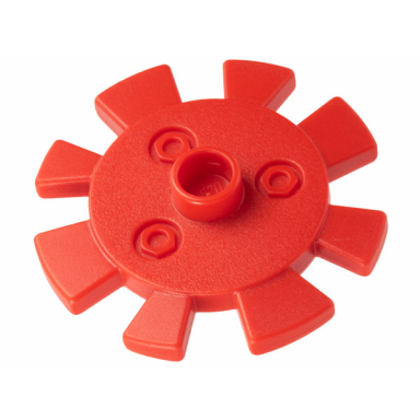 duplo plant flower gear 8 tooth little robots