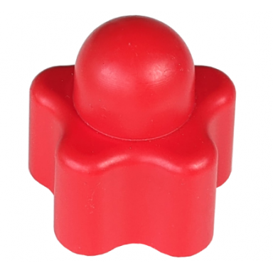 red primo brick 1 x 1 star