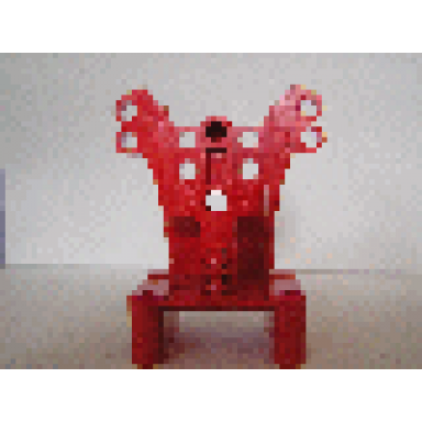 red sports hockey player body