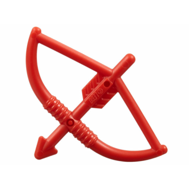 red minifigure weapon bow longbow with arrow drawn