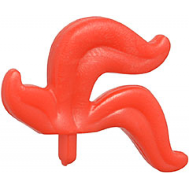 red minifigure plume feather triple