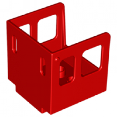 red duplo train steam engine cabin 3 x 3 x 3