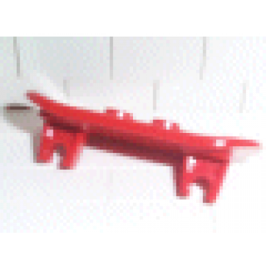 red minifigure utensil skateboard with mag wheel holders